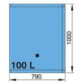 Vetus flexibler Wassertank 100 Liter