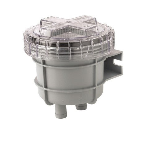 Vetus Wasserfilter Polypropylen Gehäuse, Kühlwasserfilter, 38,1mm Schlauchanschlüsse