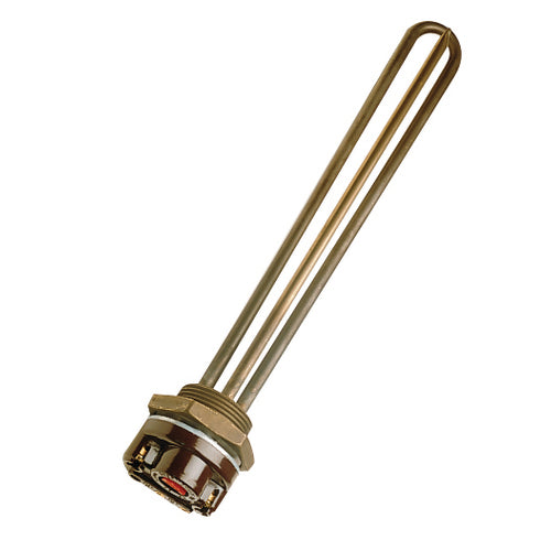 Heating element WHEL type, electric screw-in element 500-1000W ISO G1¼ 300mm, low voltage, adjustable thermostat