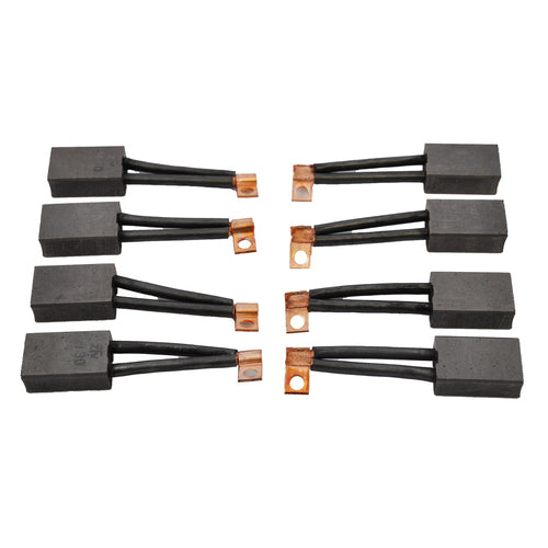 Vetus Kohlebürstensatz 8 Stück, Ersatzbürsten für BOW95/125B, langlebige Qualität