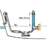 Vetus plastic aerator for boats, inner diameter 13/19/25/32 mm, ventilation system, constant cooling water flow for external installation