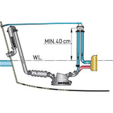 Vetus Kunststoffbelüfter 13/19/25/32 mm, Schlauchbelüfter, konstanter Kühlwasserfluss