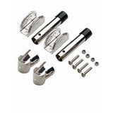 Vetus folding ladder stainless steel 4 steps, boat ladder, deck equipment with plastic handles