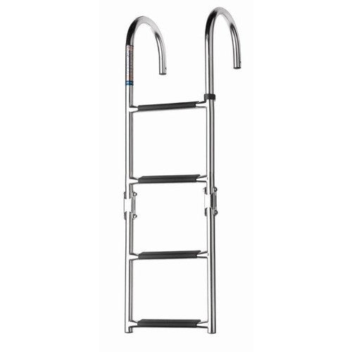 Vetus folding ladder stainless steel 4 steps, boat ladder, deck equipment with plastic handles