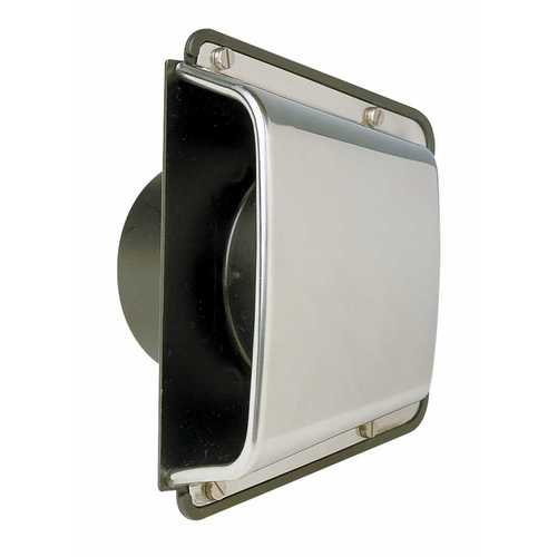 Vetus ventilation shell 75mm plastic with water protection, ventilation hood, optimal engine compartment ventilation