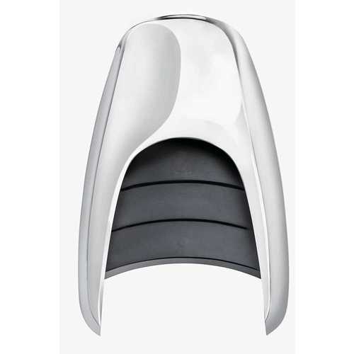 Vetus ventilation shell stainless steel mirror polished OD 100 mm, shell vent, invisible screw fastening