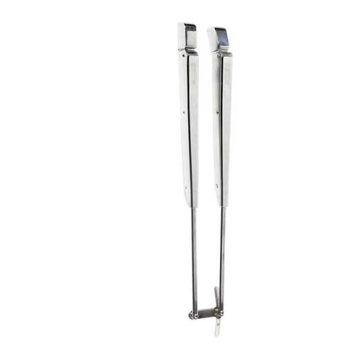 Vetus windscreen wiper parallel wiper arm, stainless steel, 386-471 mm, highly polished and robust