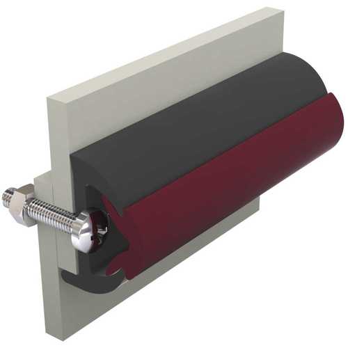 Vetus Scheuerleiste Poly, 20m, schwarz, Schutzleiste, neues Modell XYZ123