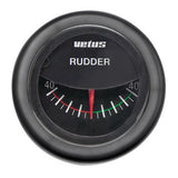 Vetus rudder angle indicator black 12/24 volts, engine instruments, rounding indicator