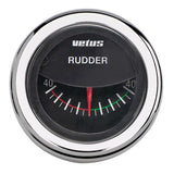 Vetus rudder angle indicator black 12/24 volts, engine instruments, rounding indicator