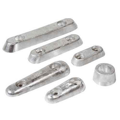 Vetus Rumpf-Anode Zinkanode Typ-25 2,5 kg, Bootsanode, optimale Korrosionsbeständigkeit