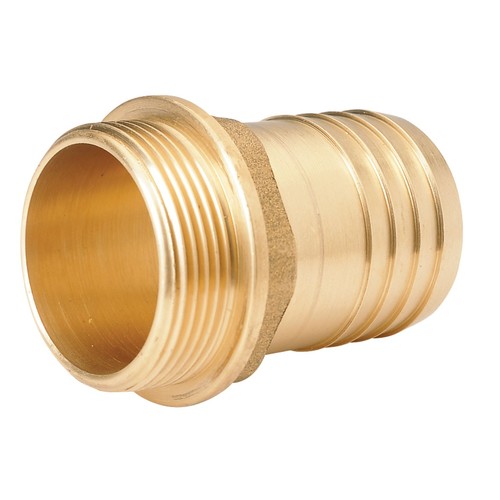 Vetus Schlauchtülle Messing mit Außengewinde G2 1/2 Zoll, Marine Fitting, für Salzwasser geeignet