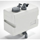 Vetus Schmutzwassertank geruchsundurchlässig ISO 8099, Abwassertank, einfache Entleerung 25 Ltr. Wandmontage