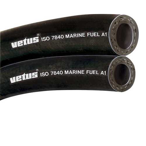 Vetus Treibstoffschlauch 10mm ISO 7840 A1 Kraftstoffleitung, Benzinschlauch, hohe Sicherheitsstandards