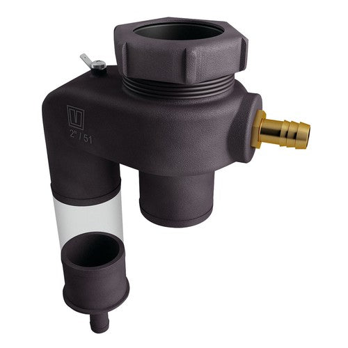 Vetus Kraftstoffüberlaufschutz FSA-38mm/16mm, Treibstoffüberlauf-Sicherung, Aluminiumgehäuse, CE zertifiziert