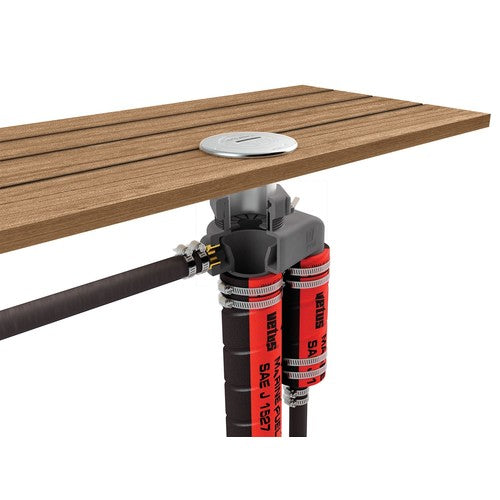 Vetus Kraftstoffüberlaufschutz FSA-38mm/16mm, Treibstoffüberlauf-Sicherung, Aluminiumgehäuse, CE zertifiziert