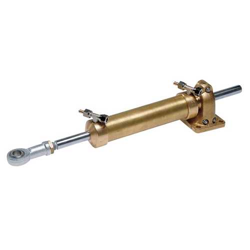 Vetus Steuerzylinder MTC175 verzinkter Gelenkkopf, Hydraulikzylinder, Edelstahl optional erhältlich
