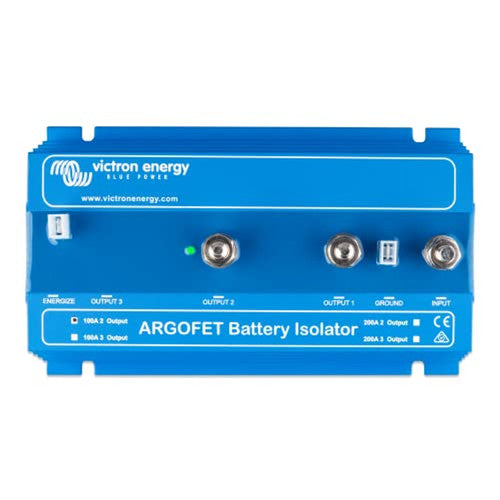Victron battery isolator Argofet 200-2, isolation relay, model XYZ123, black, 1.5 kg