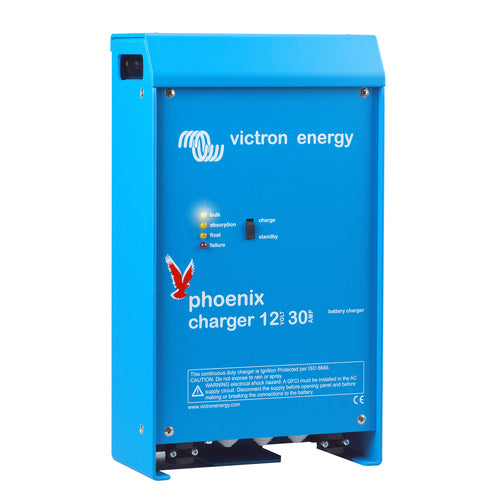 Victron Charger Adaptive 12/30 120-240V, battery charger, universal input and microprocessor-controlled system