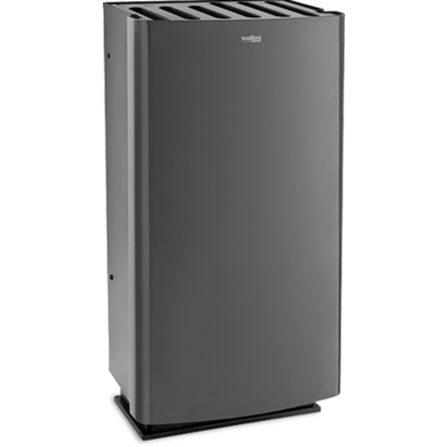 Wallas Hütten-Heizung 900-2600W dunkelgrau, Ofen, Modell XYZ123 Schwarz 1.5 kg