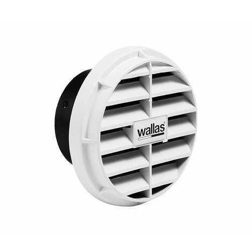 Wallas Auslassblende weiß 75mm, Belüftungsöffnung, Modell XYZ123