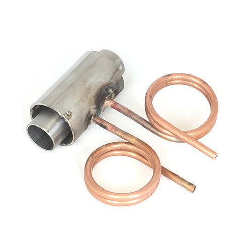 Wallas Coaxial Abgas Kondensatablauf 28/45mm, Ablaufsystem, neues Modell XYZ123 in Schwarz