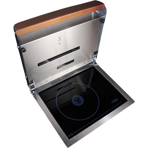 Wallas Heizdeckel Schwarz 800DSL Kochabdeckung, wärmeisolierende Abdeckung, für sicheres Kochen