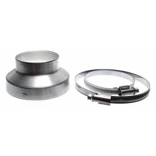 Wallas reducing adapter 90mm to 60mm black, transition piece, durable lightweight design