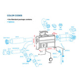 Wallas Diesel-Heizung 1400-4500W, Warmluftheizung, Greenboost-Brenner, Bluetooth-Steuerung