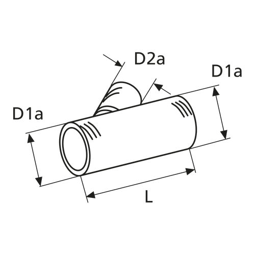 Webasto branch piece 45 degrees D90-60-90, connector, black