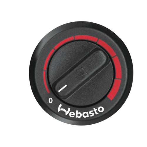 Webasto Bedienelement 12/24 V mit Schalter und Beleuchtung Drehwähler, Ersatz Handel, passend für Air Top 2000 STC/Evo 40/55