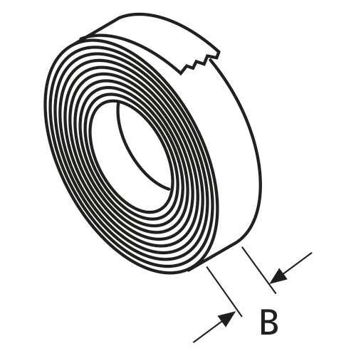 Webasto Isolierbinde Glasfaser, Isolierband, 60mm Breite 50m Länge, Modell XYZ123, Schwarz