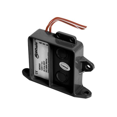 Whale Elektrischer Bilgenschalter Modell XYZ123 Schwarz, Pumpschalter, Sicher und robust