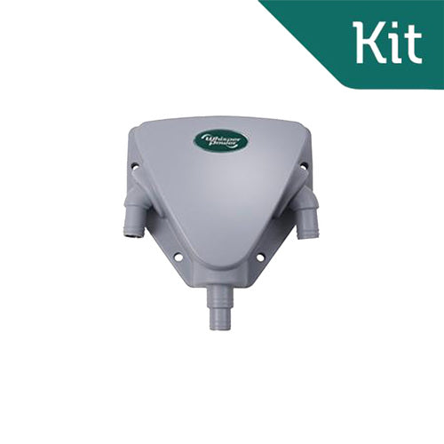 WhisperPower Wasser-/Gasabscheider WP-WGS 40/40/40 mm, Marine-Abgassystem, Inklusive Zubehör Kit