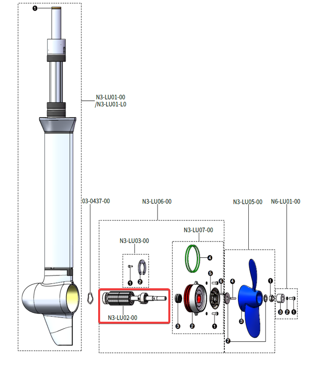 Rotor Assy. (N3-LU02-00)