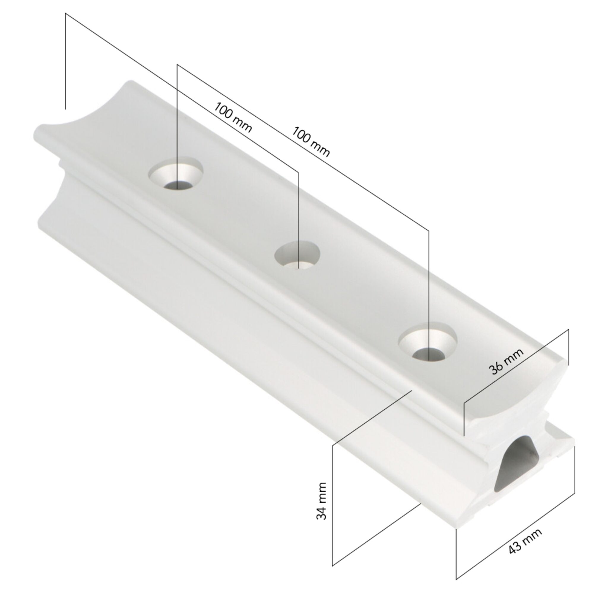 Pfeiffer Marine Traveler Rail Size 3