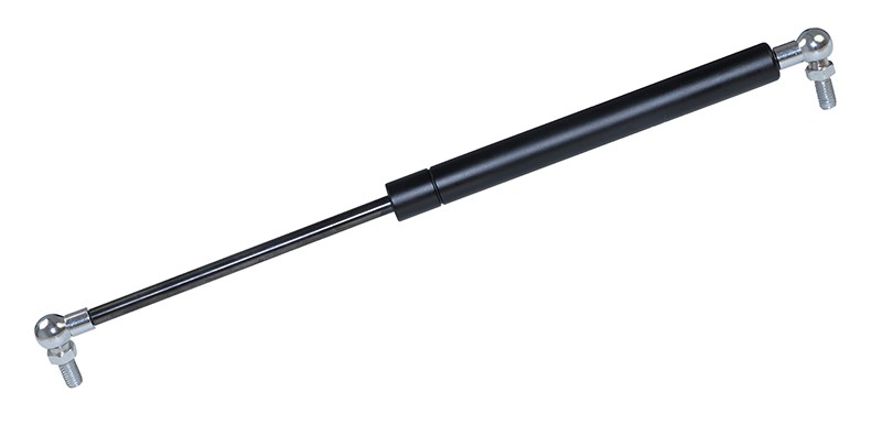Gasdruckfeder 443mm / 180mm mit Kugelgelenk 90° M8 Schwarz (200 N)
