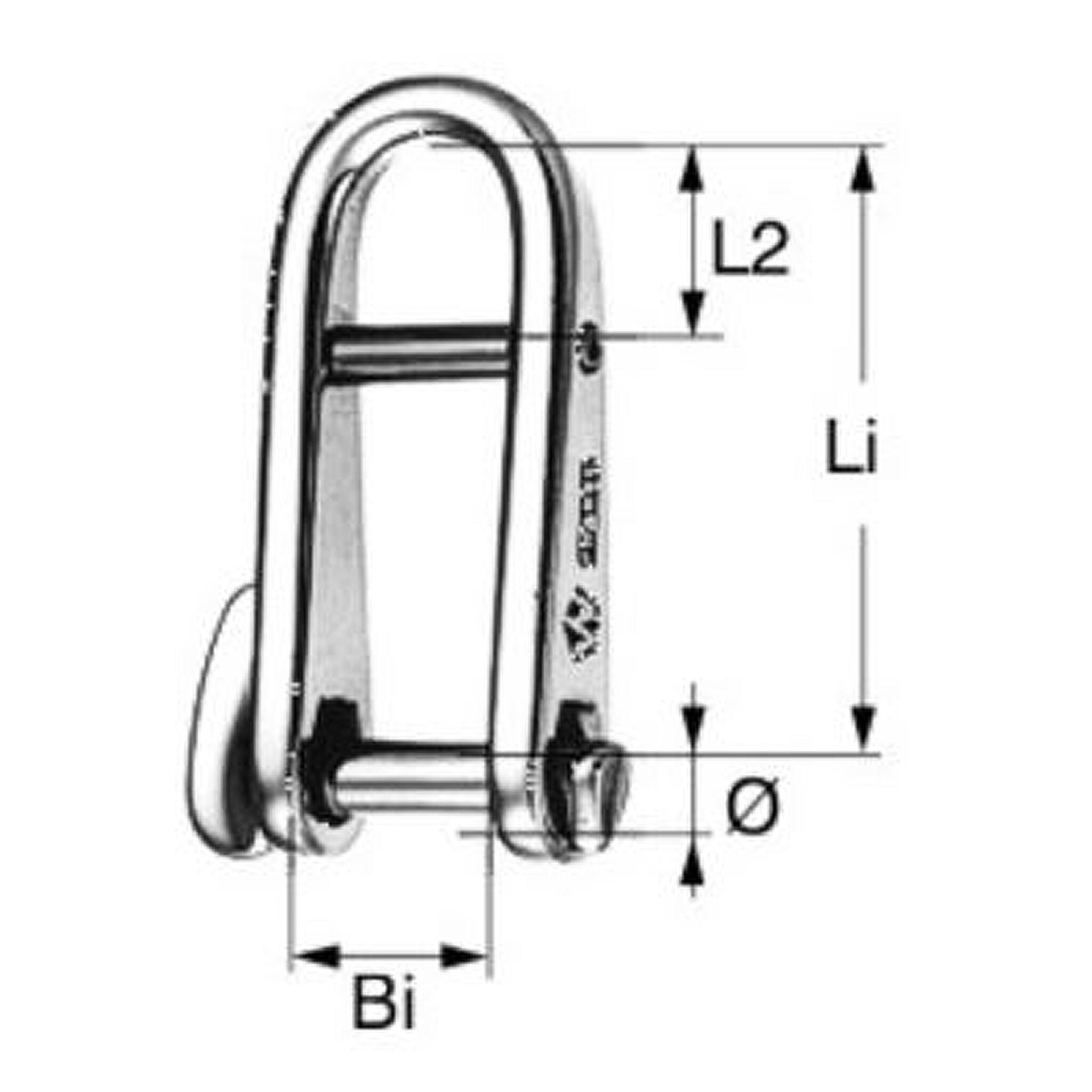 Wichard key shackle