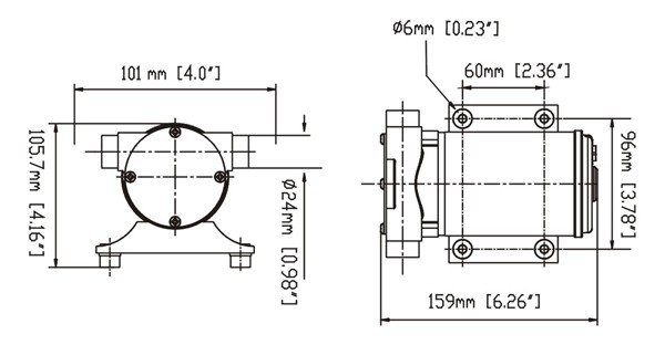 SEAFLO ® selbstansaugende Bilge Pumpe 1800L/h Deckswaschpumpe