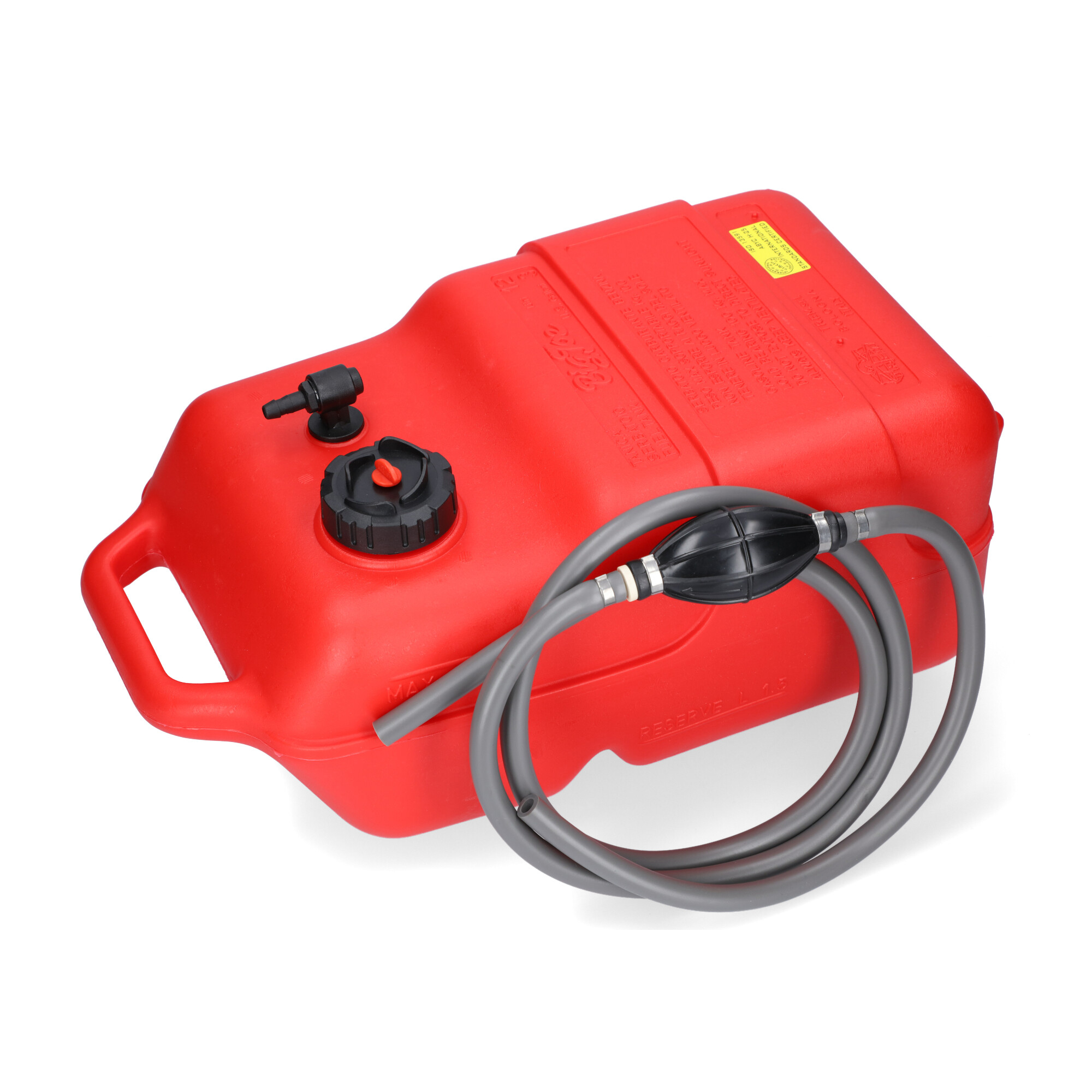 Fuel tank red / Connection nipple (8mm) / 2m hose