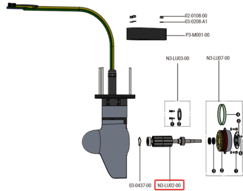 Rotor Assy. (N3-LU02-00)