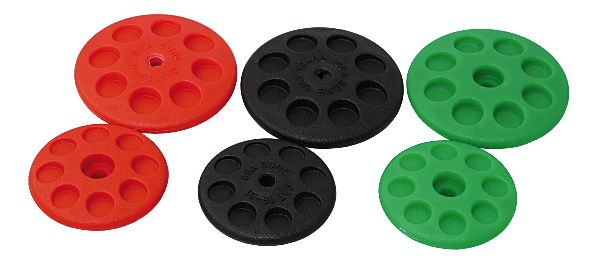 Trapezoidal grip disc