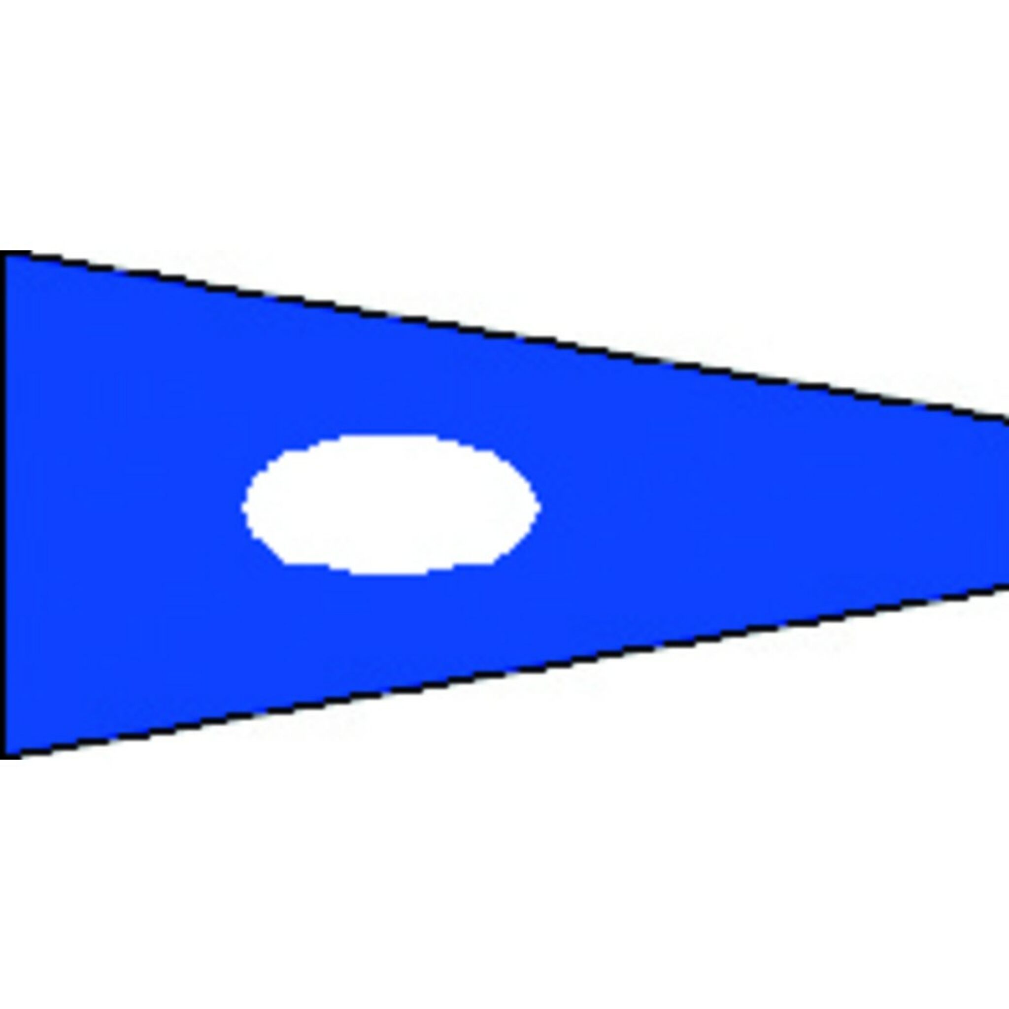 Signal-Flaggen: Zahlenwimpel 20 x 24 cm