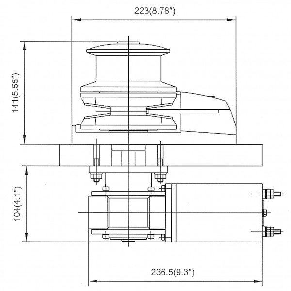 Schaltbox Relais Ankerwinde 12V / 1500W