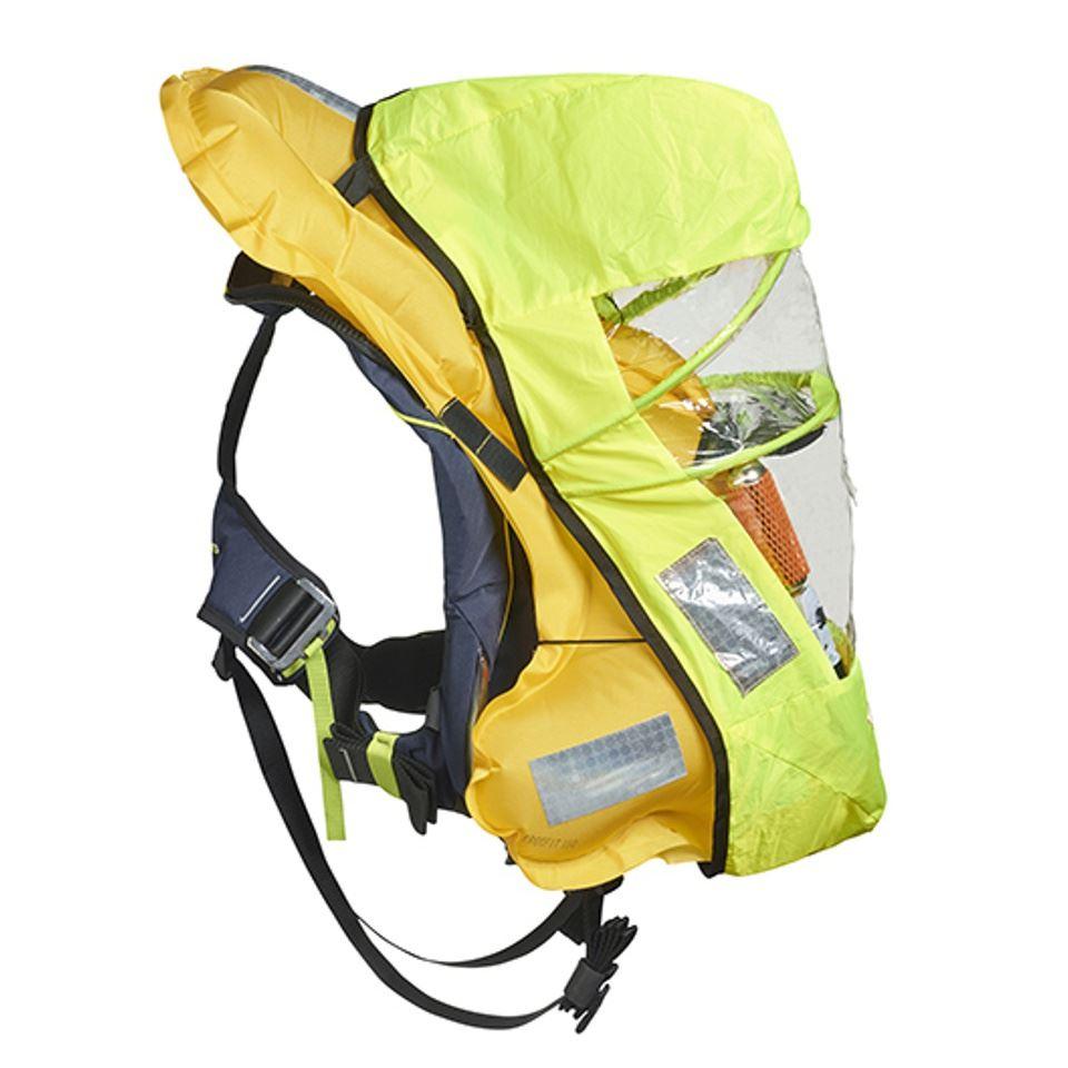 Crewsaver ErgoFit+ 290N, Automatic, 9165NBGAP, Rettungsweste,dunkelblau/grün, integrierter Lifebelt (Harness)