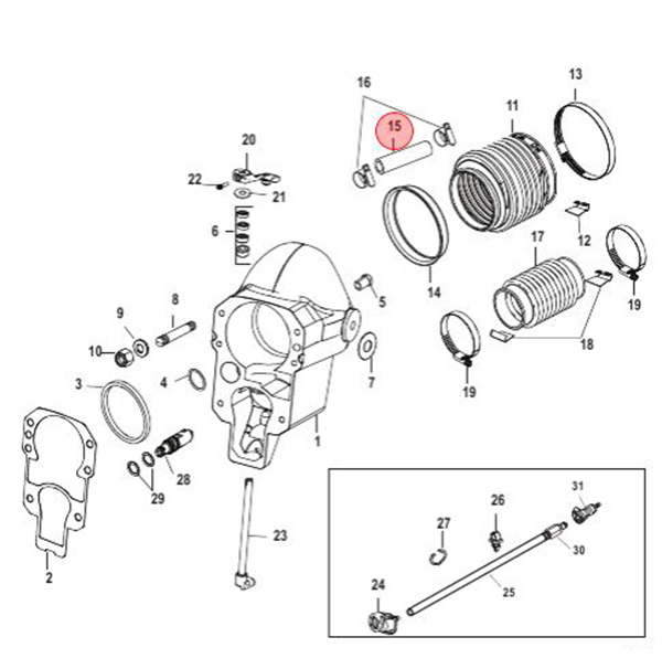 Schlauch 32-8M0109048